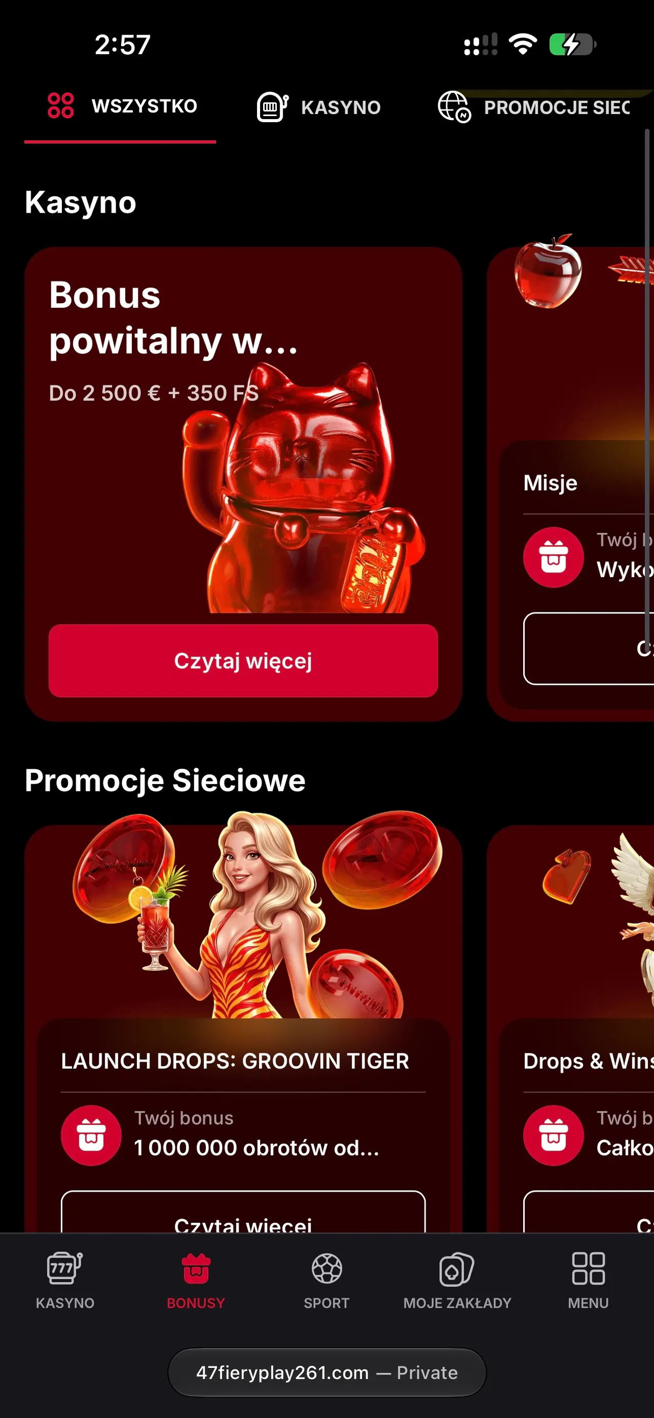 Vulkanspiele Casino — Bonusy i promocje