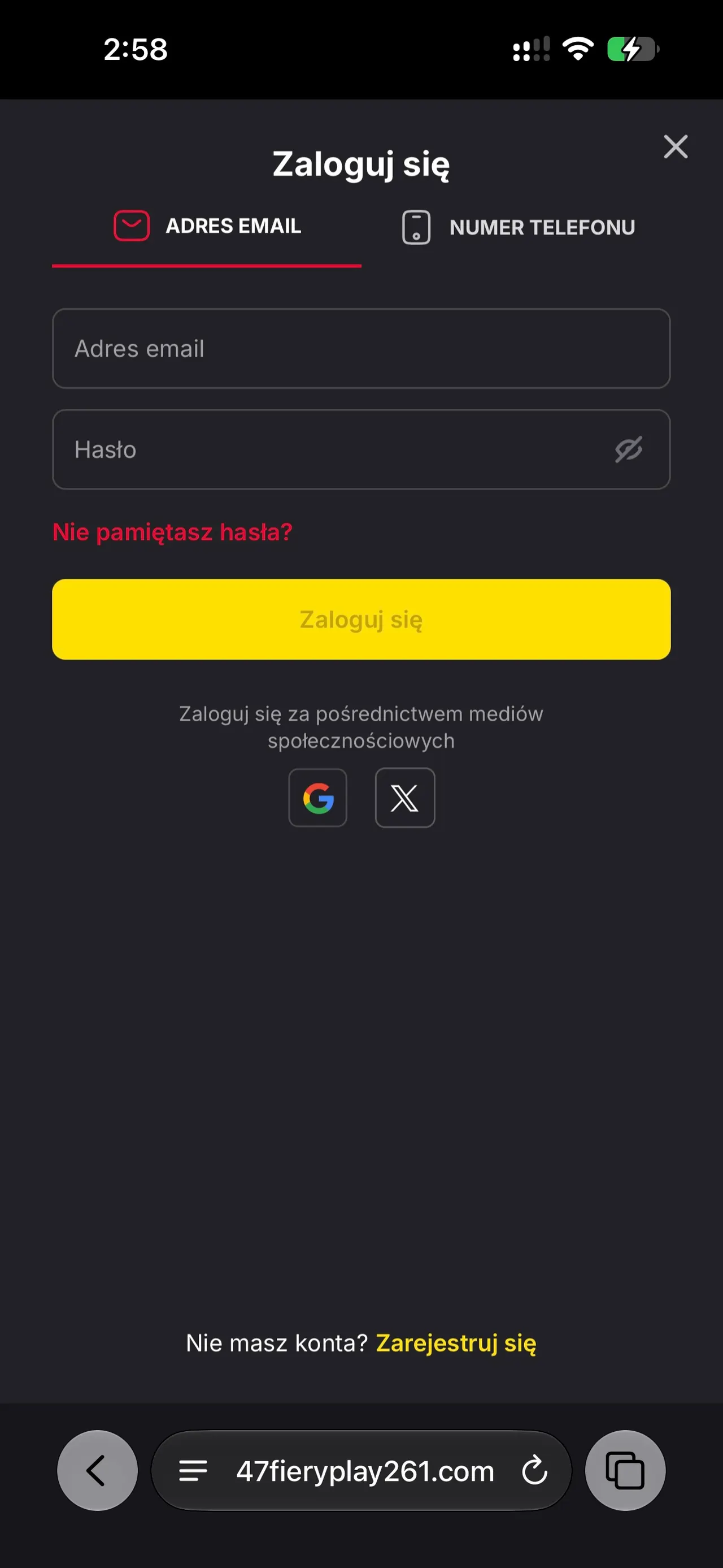 Vulkanspiele Casino — Logowanie i rejestracja