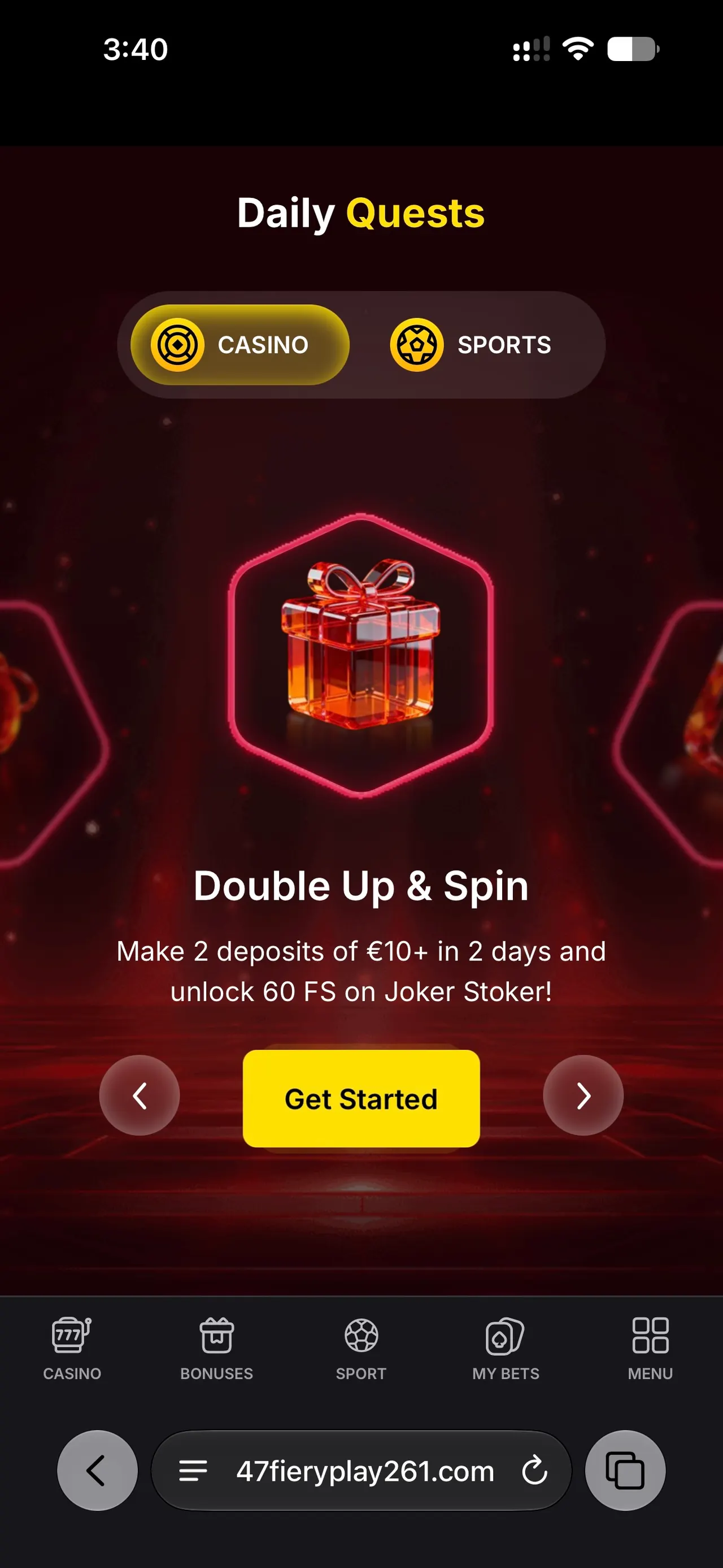Vulkanspiele Casino — Questy i misje